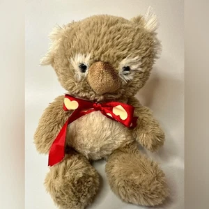 Koalabär Plüsch mit Fliege weich Valentinstag Stofftier - Bild 1 von 7