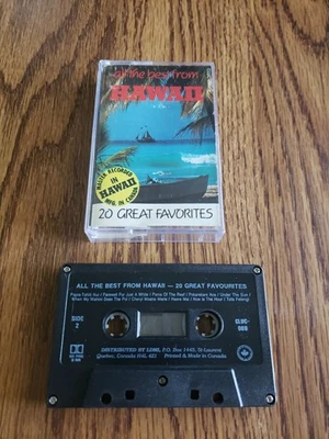 All The Best From Hawaii - 20 Great Favorites Cassette Tape CLUC 069 VGC   - Image 1 of 4