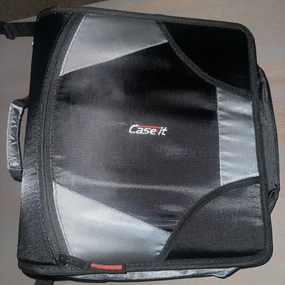Case-It 3' 3-Ring Zipper Binder With Handle and Shoulder Strap - NEW WITHOUT TAG - Image 1 of 4