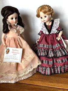 Bambole Madame Alexander (2)"Le mogli del presidente"Betty Bliss & Sara Jackson"14" - Foto 1 di 8