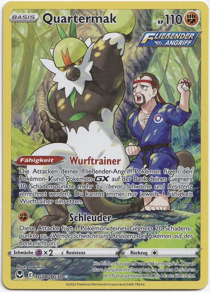 Pokémon Quartermak Trainer Gallery Rare Silberne Sturmwinde TG08/TG30 NM DE - Bild 1 von 1