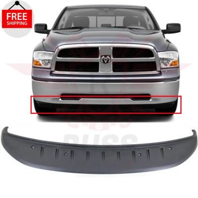 New Front Bumper Lower Valance Air Dam Textured Plastic Fits 2011-2018 RAM 1500 - Image 1 of 4