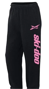 SKI-DOO style BLACK SWEATPANTS CHOOSE DESIGN COLOR SNOWMOBILE MXZ Renegade - Picture 1 of 7