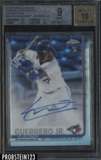 2019 Topps Chrome Refractor Vladimir Guerrero Jr RC Rookie /499 BGS 9 w/ 10 AUTO