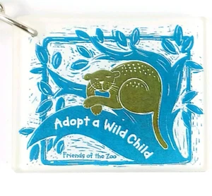 Vintage Friends of the KC Zoo Keychain Key with Ring Adopt a Wild Child - Picture 1 of 5