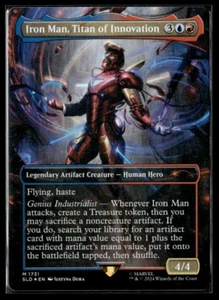 MTG Iron Man, Titan of Innovation RAINBOW FOIL Secret Lair x Marvel 1731 - Picture 1 of 2