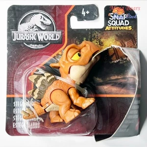 Figura de dinosaurio Stegosaurus Mattel Jurassic World Snap Squad *Nueva sin usar* - Imagen 1 de 1