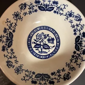 Vintage Blue Onion 6" Soup/Cereal Bowl JAPAN - Foto 1 di 9