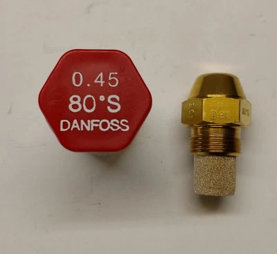 Danfoss Düse 0.45 gph. 80 Grad S (OD)