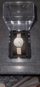 A/X Armani Exchange Leather Round Quartz Watches Stainless Analog Watches Womens - Picture 1 of 6