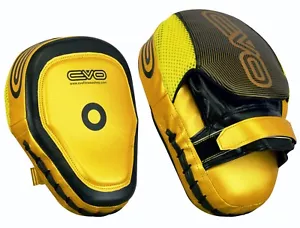 EVO Curved Boxing MMA Focus Pads Muay Thai Martial Arts Training Pad UFC PRO - Picture 1 of 46