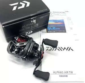 Daiwa 20 ALPHAS AIR TW 8.6L Left Handed Bait Casting Reel with Box "Near Mint" - Picture 1 of 24