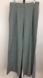 NEW Theory size 10 sage khaki slacks NWT MSP $275 - Picture 1 of 7
