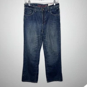 Tommy Hilfiger Jeans Boys size 18 straight dark wash Blue Youth kids C2 - Picture 1 of 24
