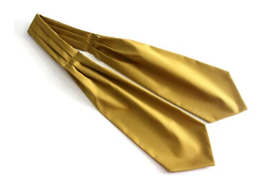 Corbata dorada corbata Ascot corbata día seda corbata Ascot A093 boom bowtie Foto 1 de 4