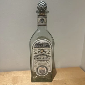 Fortaleza Silver Tequila Empty Bottle 750ml Cork Anejo Mexico RARE LOTE 67-A - Picture 1 of 4