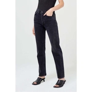 Jeans AGOLDE Lana negros de pierna recta 28 - Imagen 1 de 6