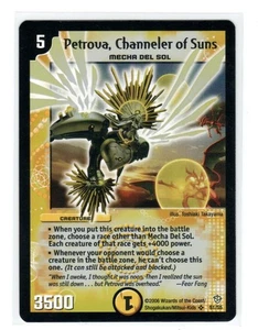 Duel Masters TCG DM09 Petrova, Channeler Of Suns S1/S5 - Infinite Ruin DM-09 - Picture 1 of 2