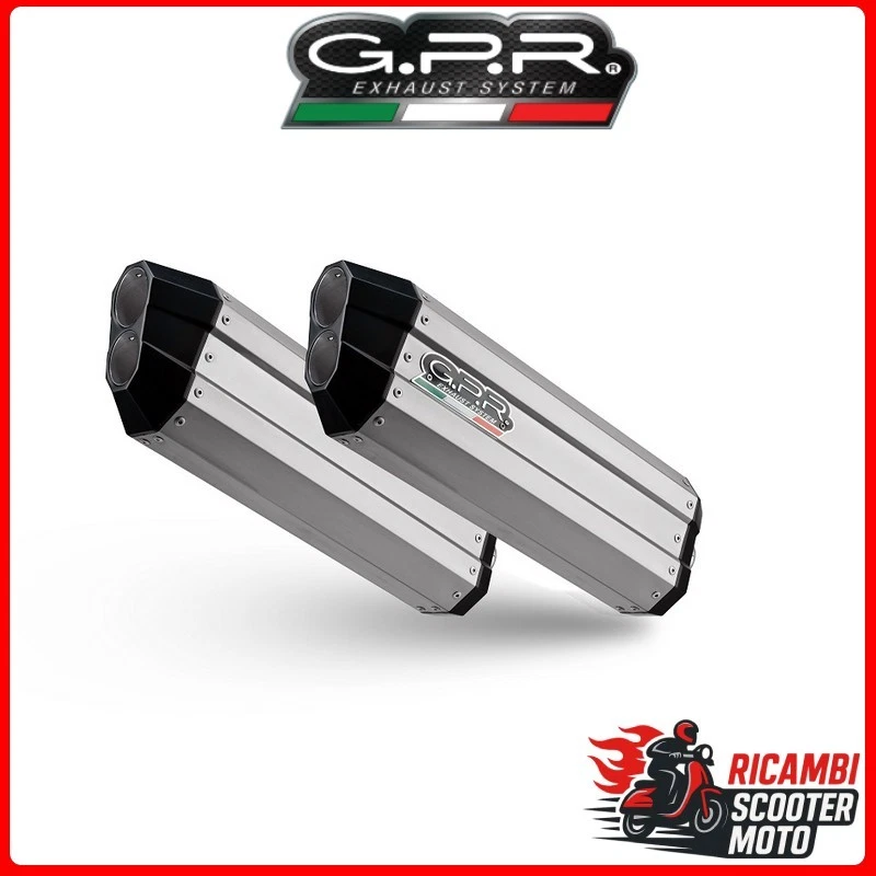 PAIR TERMINALS WITH FITTINGS BMW K 1600 GT 2022-2024 Hyper Sonic Titanium E5.BM - Image 1 of 1
