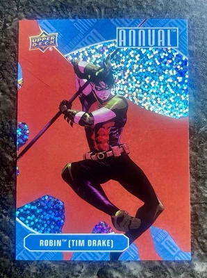 2023-24 Upper Deck DC Annual ROBIN ( TIM DRAKE ) Silver Sparkle #42 - Image 1 of 2