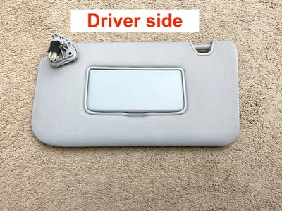2014-2017 Nissan Rogue Driver Side Left LH Sun Visor  Sunvisor Gray OEM Foto 1 de 4