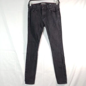 Rude XXX Skinny Button Fly Black Jeans Sz 30x30 - Picture 1 of 8