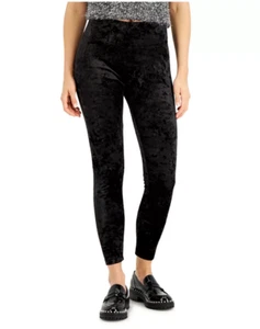 Leggings in velluto neri Inc International Concepts taglia XS - Foto 1 di 1