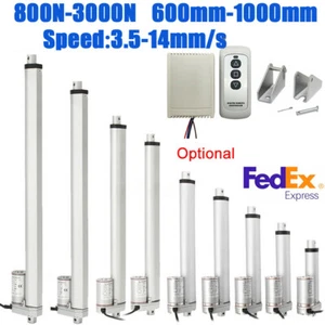 600mm - 1000mm 2000N Actuador Lineal 12V Accionamiento Lineal Motor Lineal Eléctrico - Imagen 1 de 33