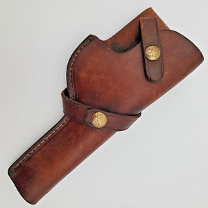 Brauer Bros 9-1/2" Brown Leather Holster H-32-R