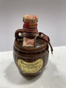 Vintage Empty Miniature Queen's Castle Scotch Jug, Glazed Pottery Sample - Picture 1 of 8