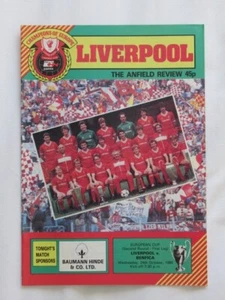 Football Programme Liverpool v Benfica EC2/1 1984/85 - Picture 1 of 1
