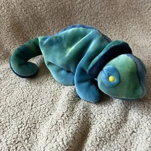 TY Beanie Baby Collection Retired 1997 Rainbow The Chameleon PE # 4037 Vintage - Picture 1 of 12