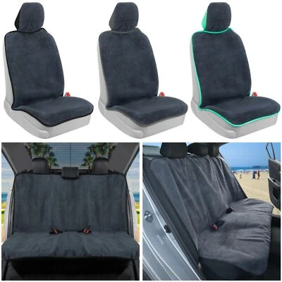 Fundas de asiento impermeables banco trasero delantero ajuste universal para coche auto camión furgoneta SUV Foto 1 de 4