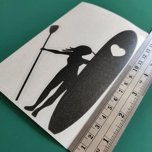 SUP Paddle Board Girl Style #3 - Car/Camper/Bike Decal Sticker Vinyl Graphic - Picture 1 of 4