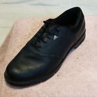 ADIDAS Z-TRAXION LEATHER GOLF SHOES MENS 9 SPIKES CLEATS BLACK SNEAKERS