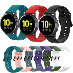 Sport For Samsung Galaxy Watch 42mm Active 1 & 2 / Gear Band Wristbands Strap - Picture 1 of 18