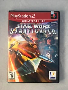 Star Wars StarFighter w/ booklet - for Playstation 2 - Excellent Disc - Picture 1 of 4