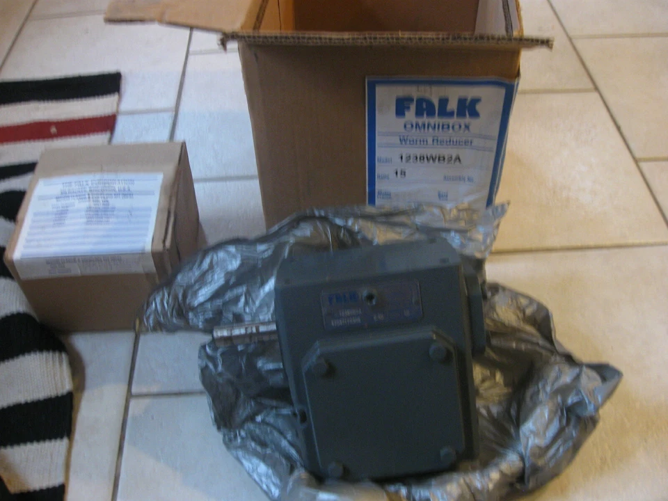 NEW Falk Omnibox Gear Worm Reducer w/ flange Coupling Kit # 4705644  # 1238WB2A - Image 1 of 4