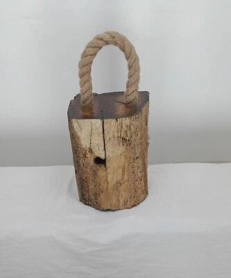 Reclaimed Oak Barn Beam Doorstop - Image 1 of 4