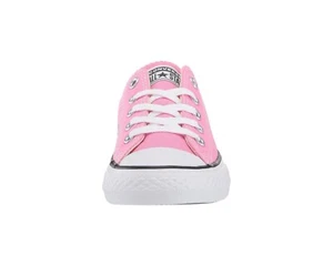 NEW KIDS CONVERSE PINK LOW TOP Chuck Taylor All Star 3J238 CANVAS UPPER - Picture 1 of 7
