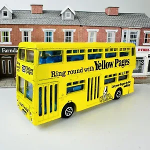 Dinky Toys Atlantean Yellow Pages Vintage Diecast Bus Model - Picture 1 of 3