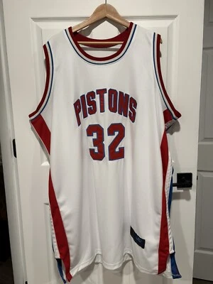 CAMISETA HAMILTON REEBOK #32 AUTÉNTICA DE LOSTROIT PISTONS NBA FIRMADA NUEVA SIN ETIQUETAS Foto 1 de 4