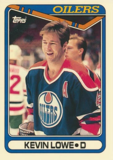 1990-91 Topps Tiffany #307 KEVIN LOWE - Edmonton Oilers - Bild 1 von 1