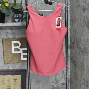 32 Degrees Womens Mini Ribbed Tank Top with Built in Bra 1760130 M - Picture 1 of 18