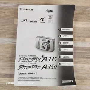 Fujifilm FinePix A345 A350 Digital Camera Owners Manual / Instructions ONLY - Picture 1 of 5