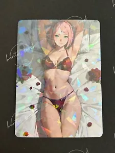 💗Naruto hentai Sexy Goddess Waifu Anime Doujin Card - Picture 1 of 2