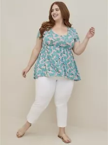 Camisa Torrid Disney Moana Pua Hei Hei Babydoll Blusa Nueva con Etiquetas Nueva 1X - Imagen 1 de 4