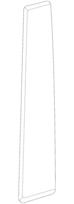 Genuine Nissan 2021-2025 Nissan Rogue - Front Applique 822D2-6RR0A - Image 1 of 2