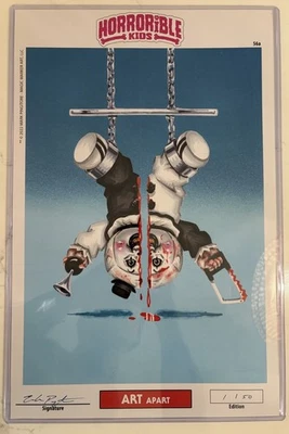 Horrible Kids ART APART Signed Poster Print #1/50 Mark Pingitore Art The Clown - Image 1 of 3