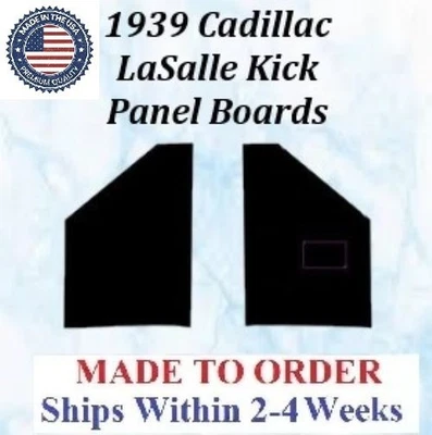 NUEVO 1939 Cadillac LaSalle Serie 50 Kick Panel Board Juego de 2 piezas CAD-KPN-105 Foto 1 de 4